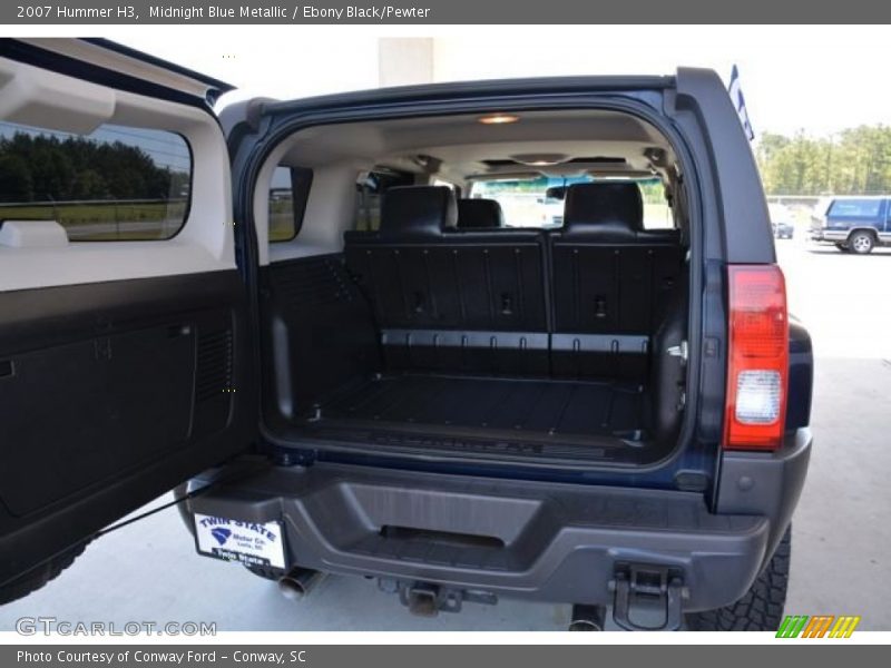 Midnight Blue Metallic / Ebony Black/Pewter 2007 Hummer H3