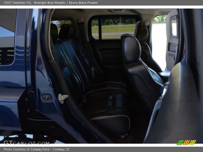 Midnight Blue Metallic / Ebony Black/Pewter 2007 Hummer H3