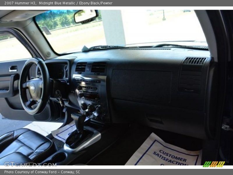 Midnight Blue Metallic / Ebony Black/Pewter 2007 Hummer H3
