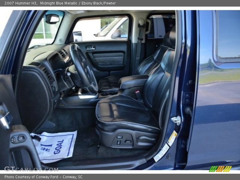 Midnight Blue Metallic / Ebony Black/Pewter 2007 Hummer H3