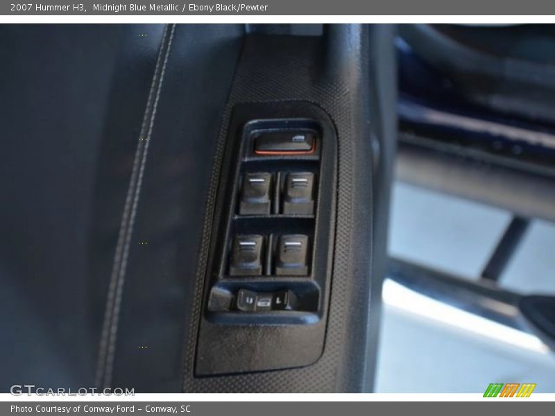 Midnight Blue Metallic / Ebony Black/Pewter 2007 Hummer H3