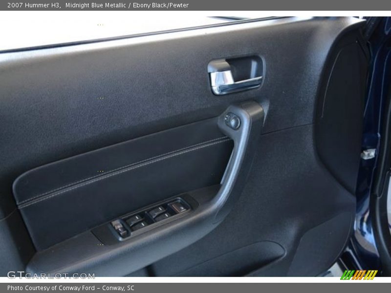 Midnight Blue Metallic / Ebony Black/Pewter 2007 Hummer H3