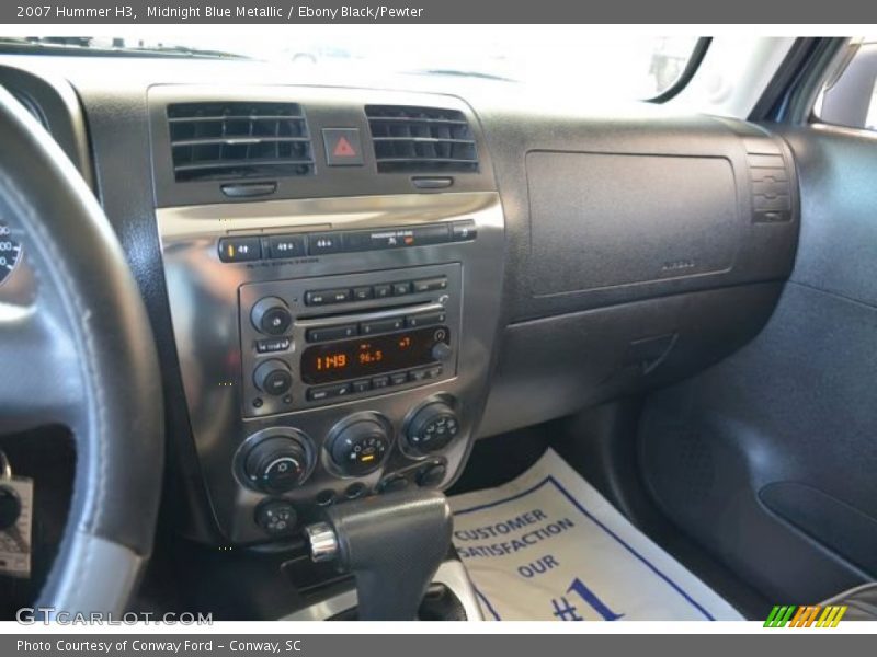 Midnight Blue Metallic / Ebony Black/Pewter 2007 Hummer H3