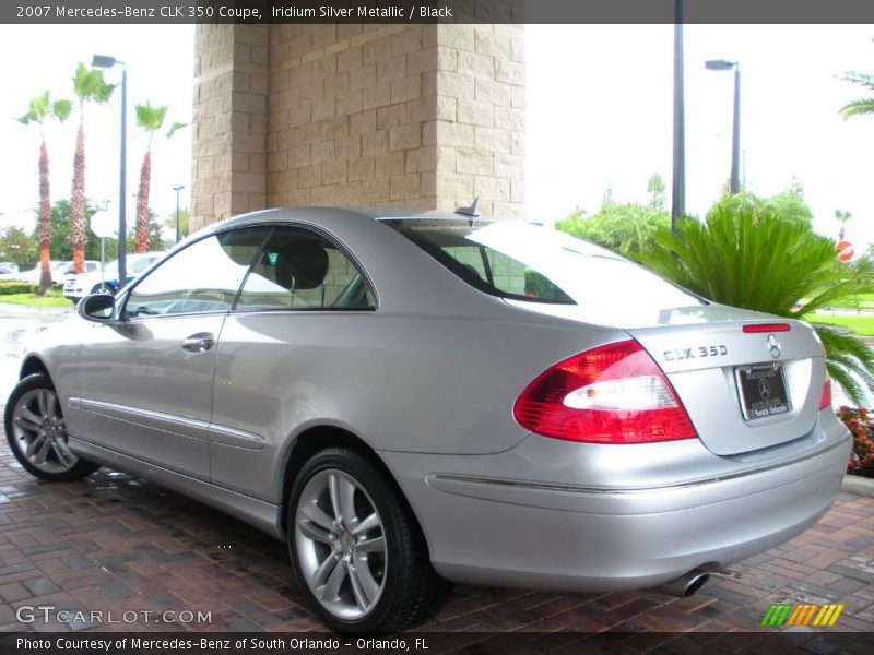 Iridium Silver Metallic / Black 2007 Mercedes-Benz CLK 350 Coupe