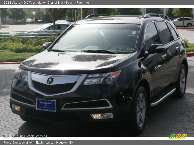Crystal Black Pearl / Parchment 2011 Acura MDX Technology