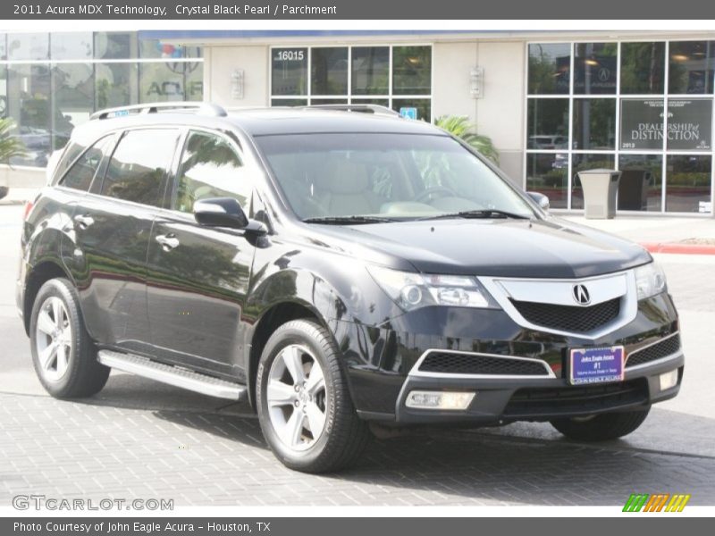 Crystal Black Pearl / Parchment 2011 Acura MDX Technology