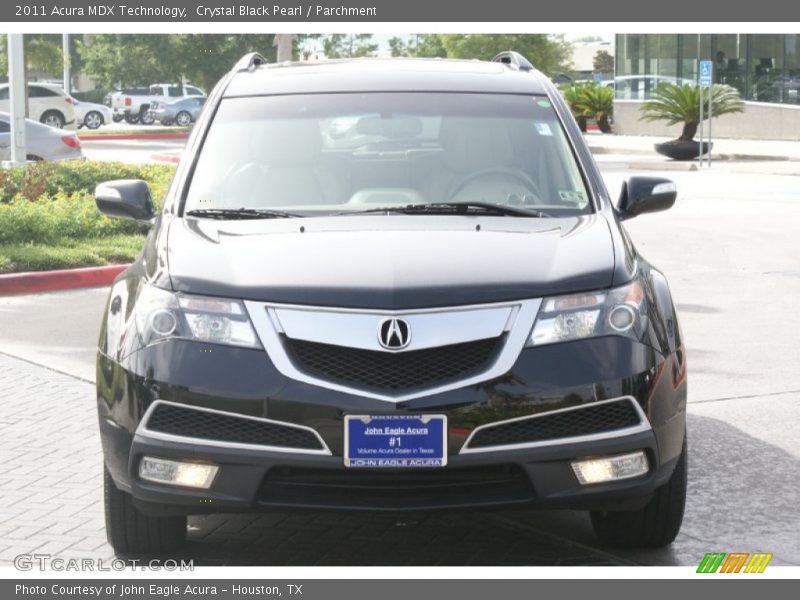 Crystal Black Pearl / Parchment 2011 Acura MDX Technology