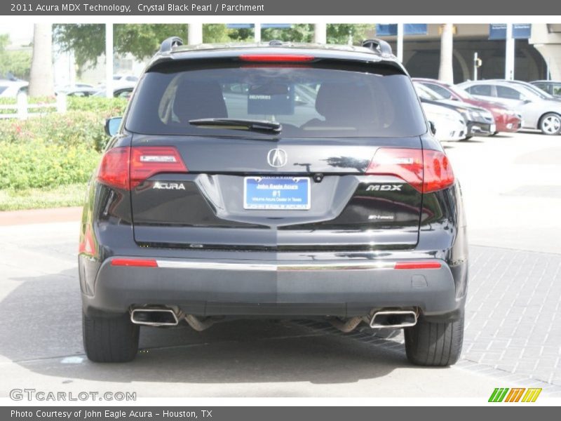 Crystal Black Pearl / Parchment 2011 Acura MDX Technology