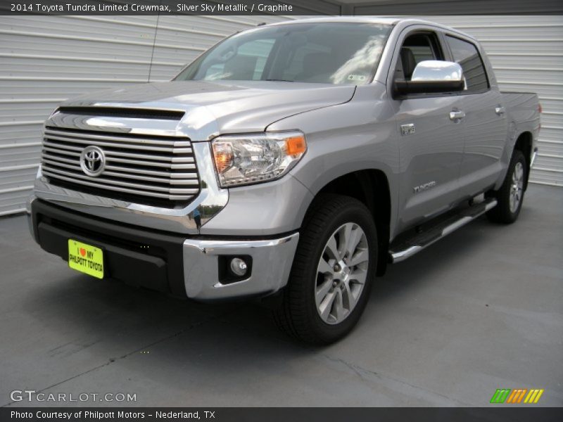 Silver Sky Metallic / Graphite 2014 Toyota Tundra Limited Crewmax