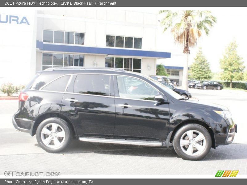 Crystal Black Pearl / Parchment 2011 Acura MDX Technology
