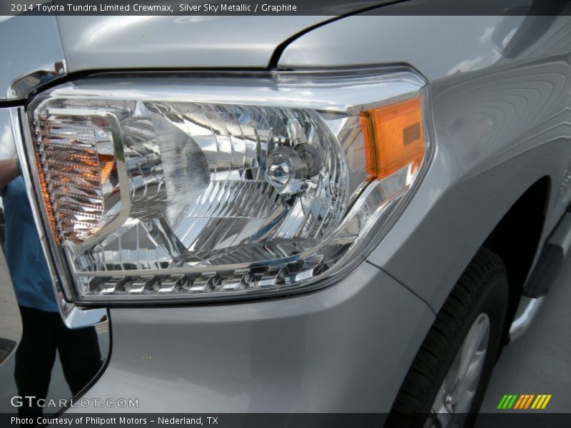 Silver Sky Metallic / Graphite 2014 Toyota Tundra Limited Crewmax