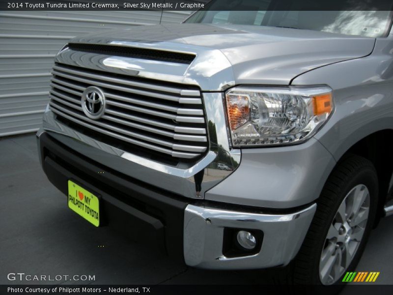 Silver Sky Metallic / Graphite 2014 Toyota Tundra Limited Crewmax