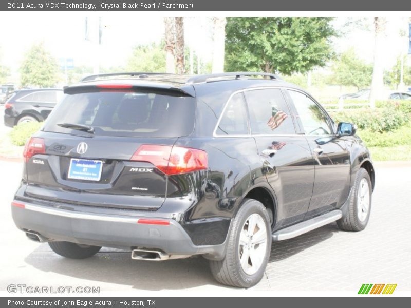 Crystal Black Pearl / Parchment 2011 Acura MDX Technology