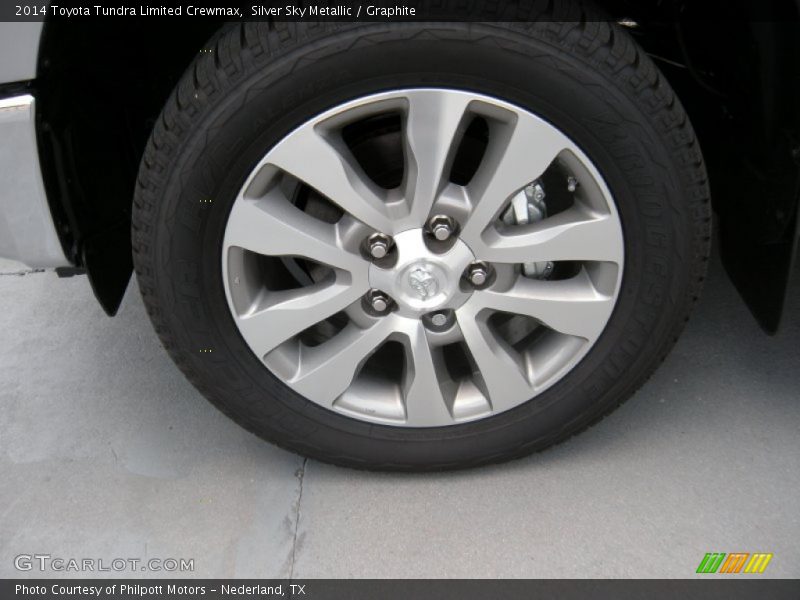 Silver Sky Metallic / Graphite 2014 Toyota Tundra Limited Crewmax