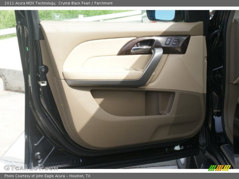 Crystal Black Pearl / Parchment 2011 Acura MDX Technology