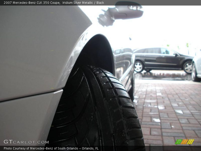 Iridium Silver Metallic / Black 2007 Mercedes-Benz CLK 350 Coupe