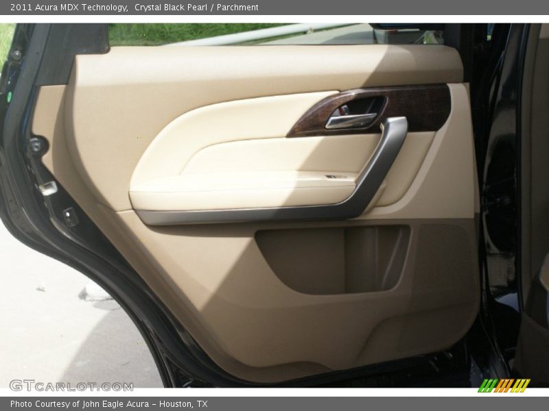 Crystal Black Pearl / Parchment 2011 Acura MDX Technology