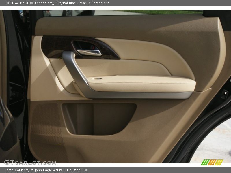 Crystal Black Pearl / Parchment 2011 Acura MDX Technology