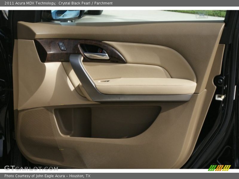 Crystal Black Pearl / Parchment 2011 Acura MDX Technology