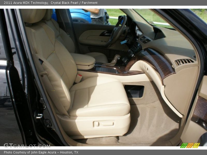 Crystal Black Pearl / Parchment 2011 Acura MDX Technology