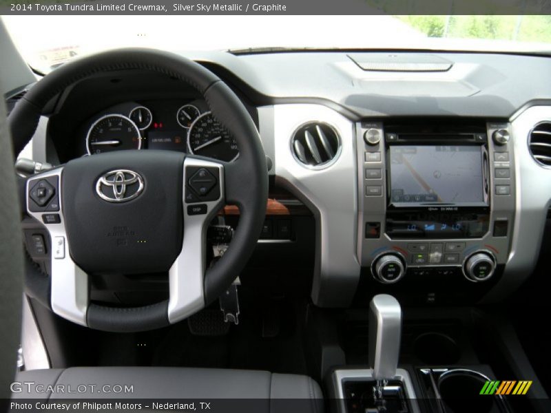 Silver Sky Metallic / Graphite 2014 Toyota Tundra Limited Crewmax