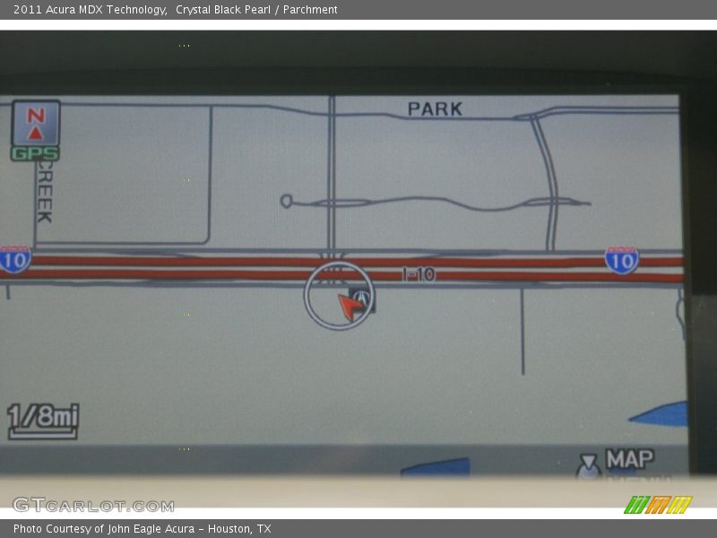 Crystal Black Pearl / Parchment 2011 Acura MDX Technology