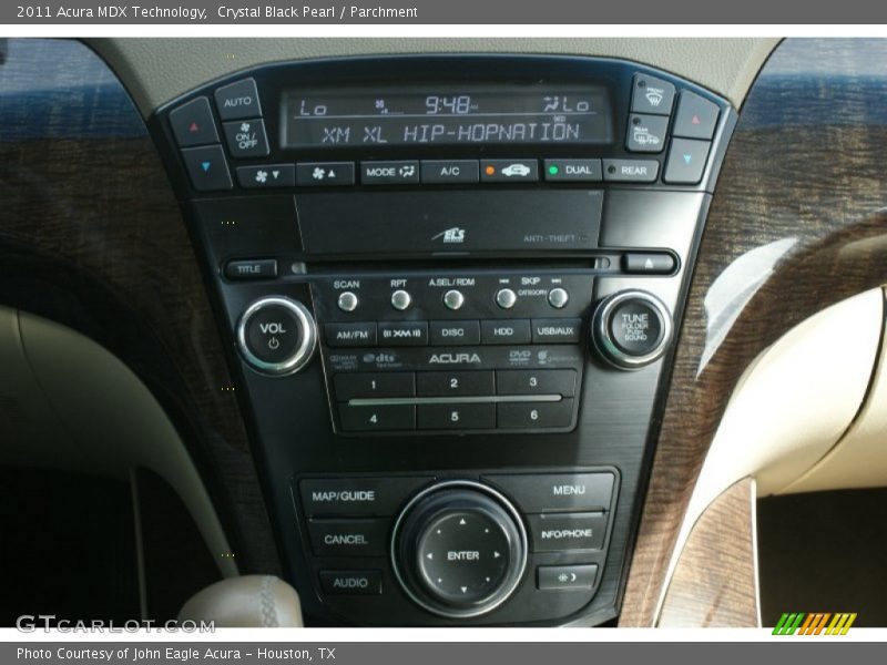 Crystal Black Pearl / Parchment 2011 Acura MDX Technology