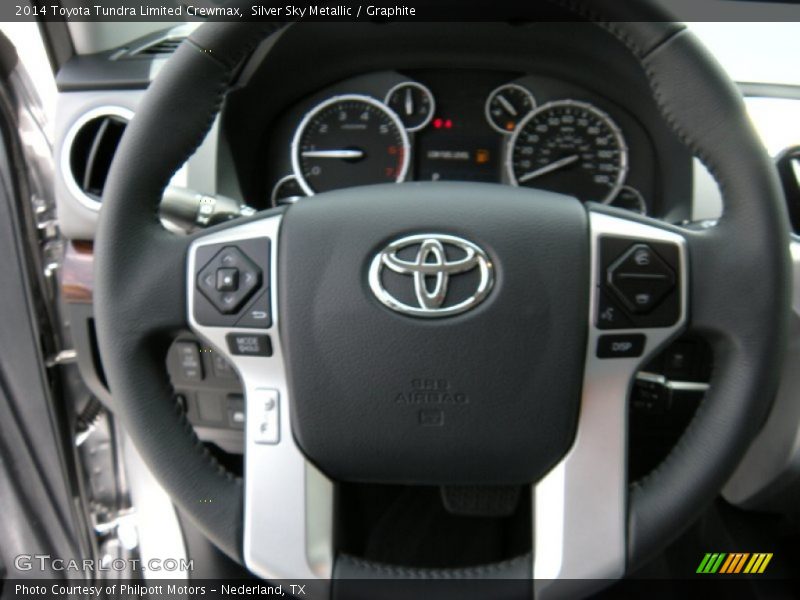 Silver Sky Metallic / Graphite 2014 Toyota Tundra Limited Crewmax