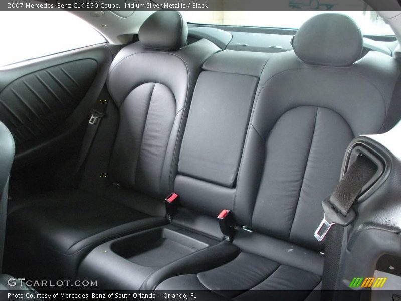 Iridium Silver Metallic / Black 2007 Mercedes-Benz CLK 350 Coupe