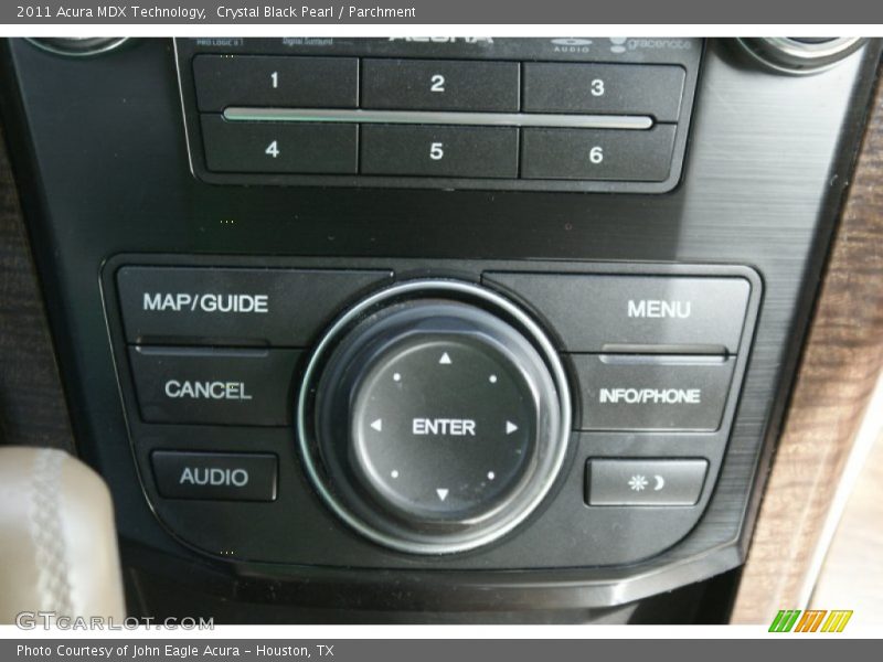 Crystal Black Pearl / Parchment 2011 Acura MDX Technology