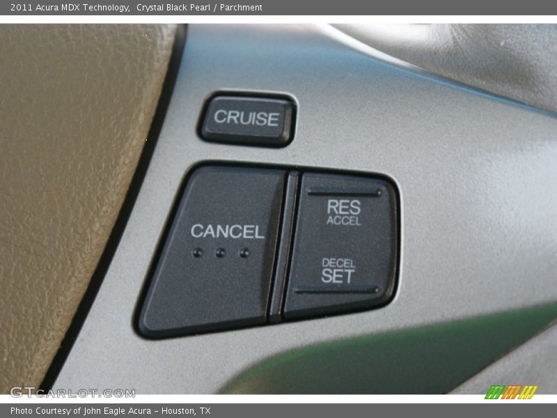 Crystal Black Pearl / Parchment 2011 Acura MDX Technology