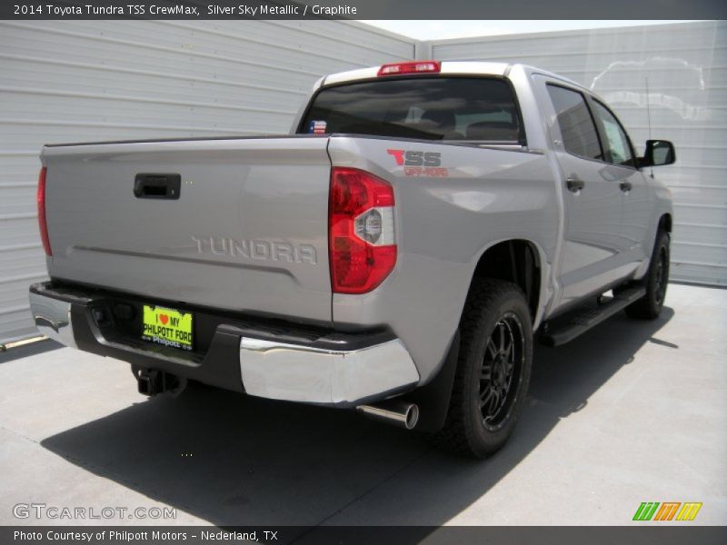 Silver Sky Metallic / Graphite 2014 Toyota Tundra TSS CrewMax