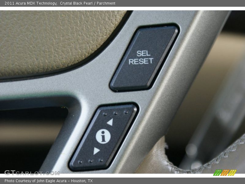 Crystal Black Pearl / Parchment 2011 Acura MDX Technology