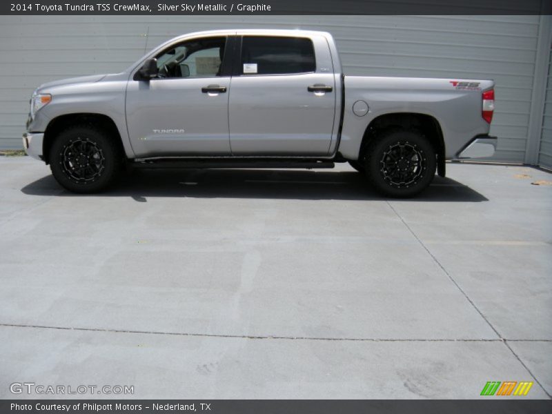 Silver Sky Metallic / Graphite 2014 Toyota Tundra TSS CrewMax