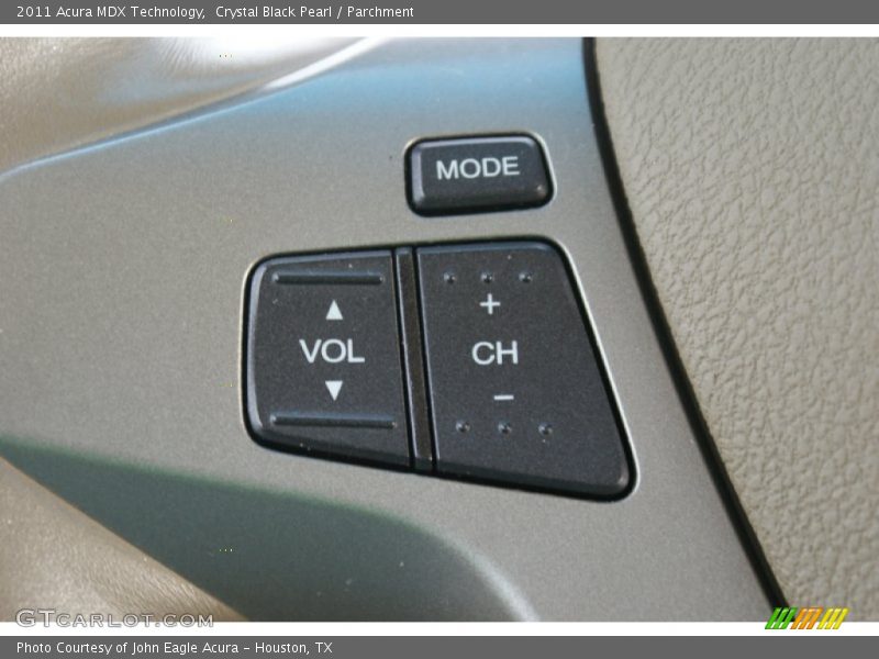 Crystal Black Pearl / Parchment 2011 Acura MDX Technology