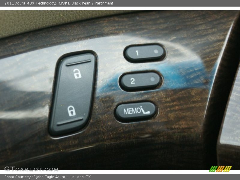 Crystal Black Pearl / Parchment 2011 Acura MDX Technology