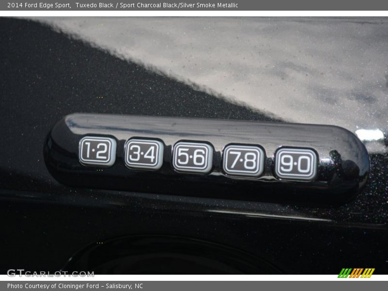 Tuxedo Black / Sport Charcoal Black/Silver Smoke Metallic 2014 Ford Edge Sport