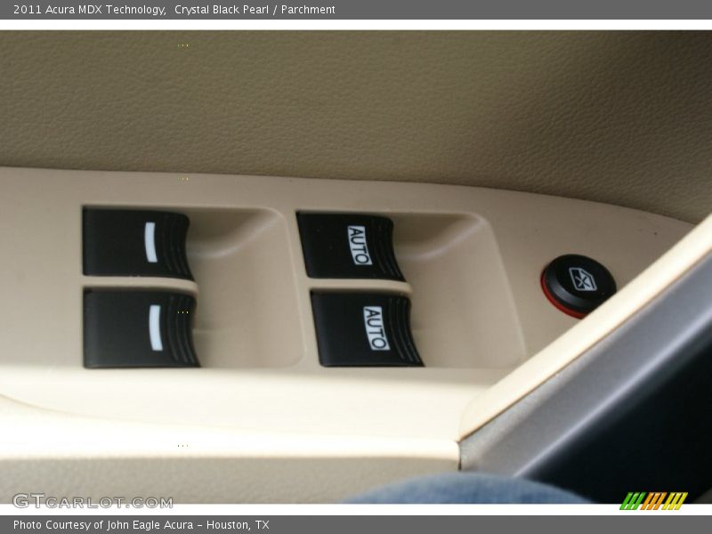 Crystal Black Pearl / Parchment 2011 Acura MDX Technology