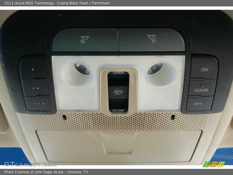 Crystal Black Pearl / Parchment 2011 Acura MDX Technology