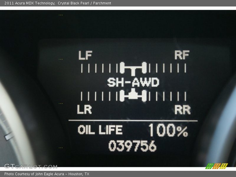 Crystal Black Pearl / Parchment 2011 Acura MDX Technology