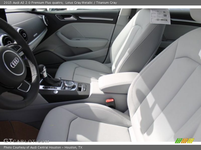 Lotus Gray Metallic / Titanium Gray 2015 Audi A3 2.0 Premium Plus quattro