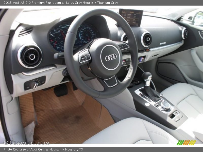  2015 A3 2.0 Premium Plus quattro Titanium Gray Interior