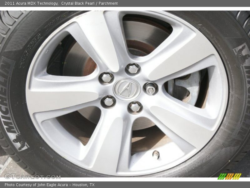 Crystal Black Pearl / Parchment 2011 Acura MDX Technology