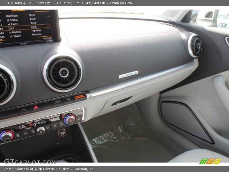 Lotus Gray Metallic / Titanium Gray 2015 Audi A3 2.0 Premium Plus quattro