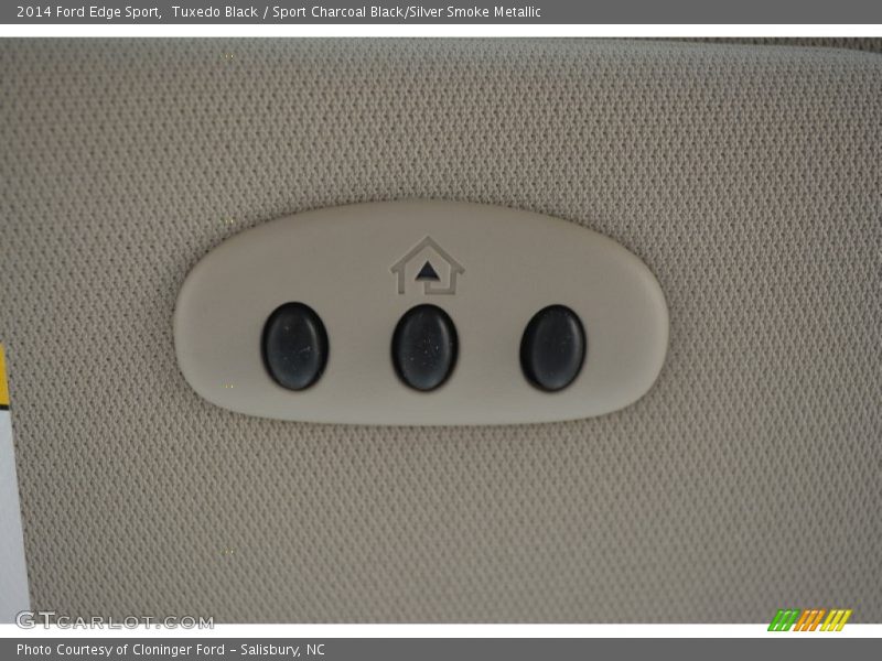 Tuxedo Black / Sport Charcoal Black/Silver Smoke Metallic 2014 Ford Edge Sport