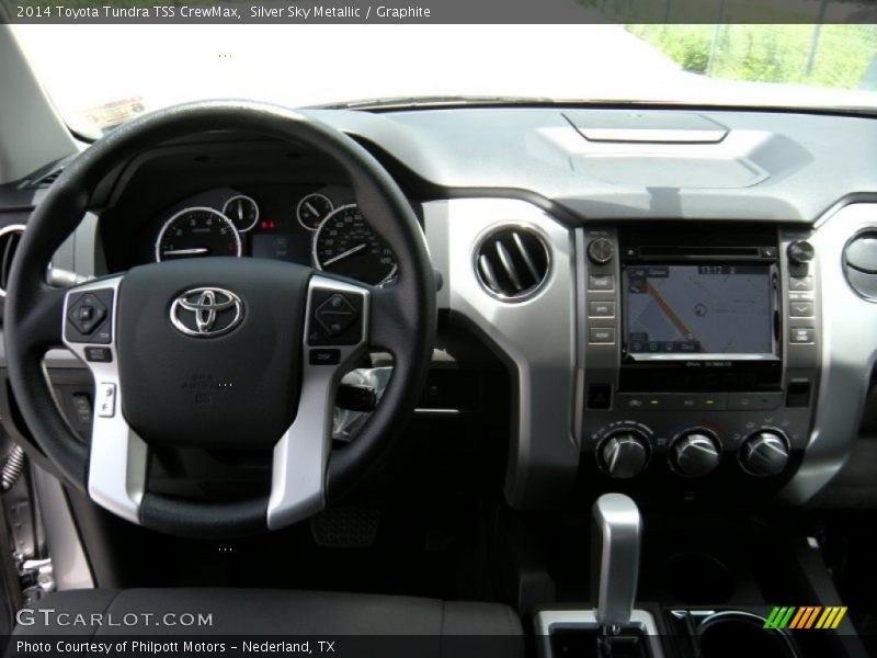 Silver Sky Metallic / Graphite 2014 Toyota Tundra TSS CrewMax