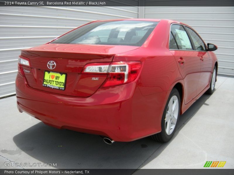 Barcelona Red Metallic / Black/Ash 2014 Toyota Camry SE