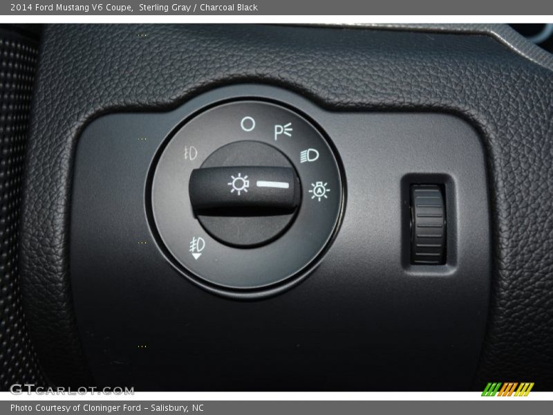 Sterling Gray / Charcoal Black 2014 Ford Mustang V6 Coupe