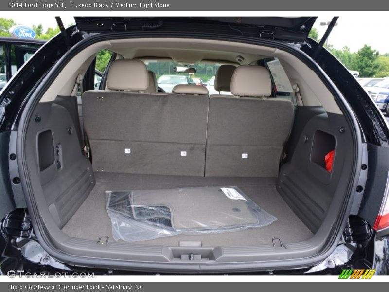 Tuxedo Black / Medium Light Stone 2014 Ford Edge SEL