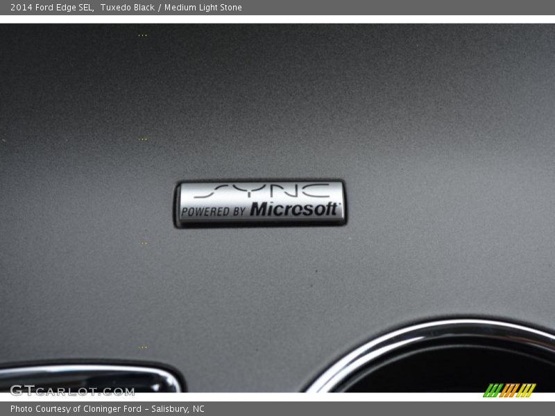 Tuxedo Black / Medium Light Stone 2014 Ford Edge SEL
